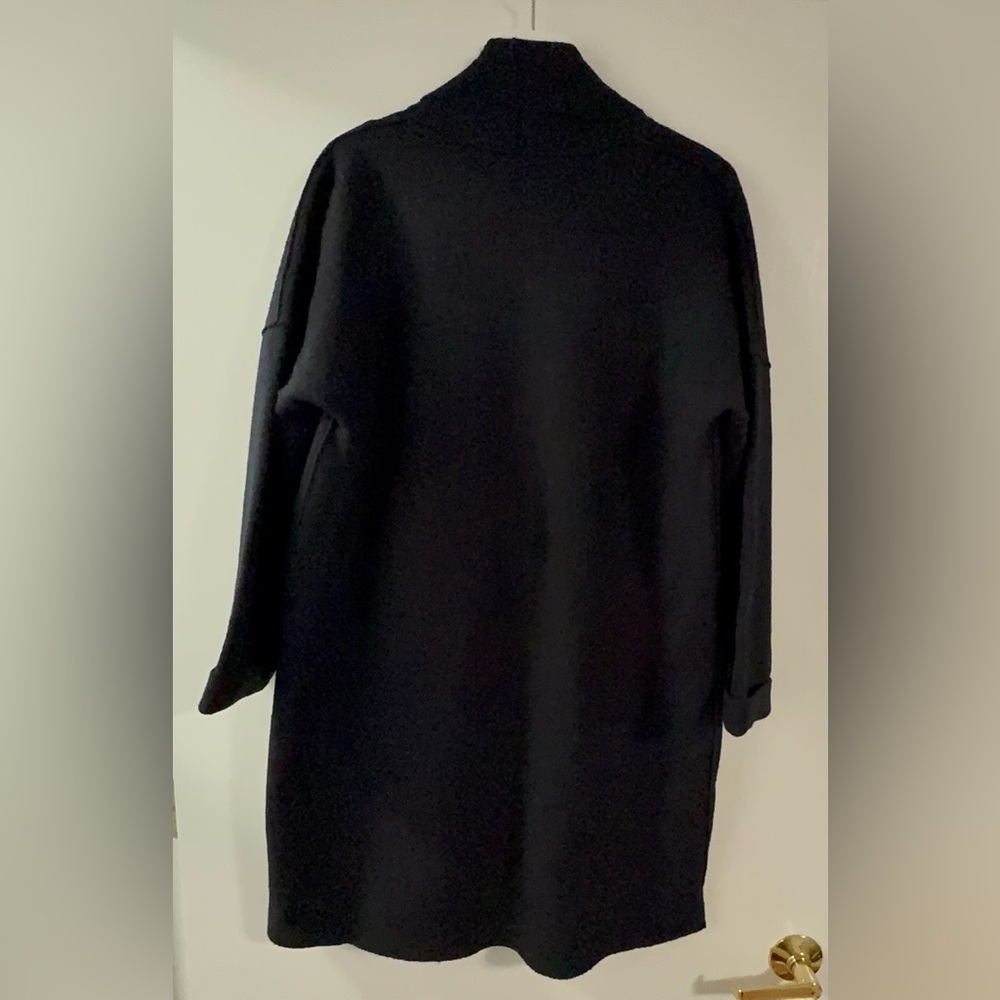 Eileen Fisher Black boiled wool Women's Jacket - Picture 5 of 7
